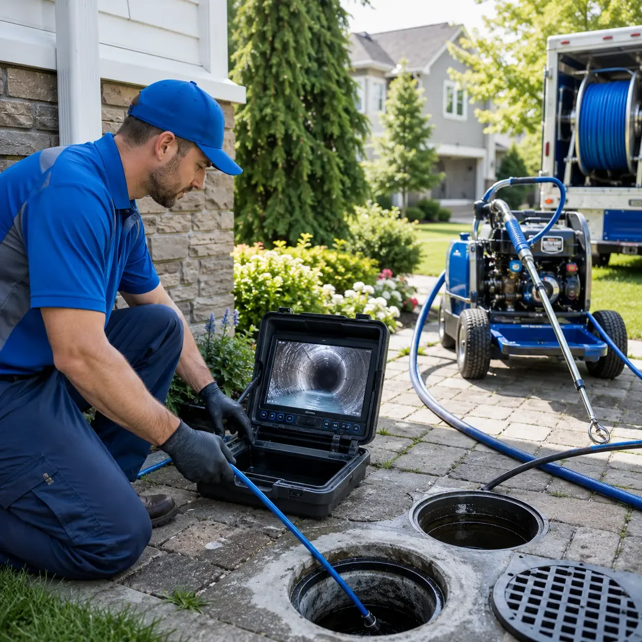 Outdoor drain cleaning professionals serving Cedar Park, TX